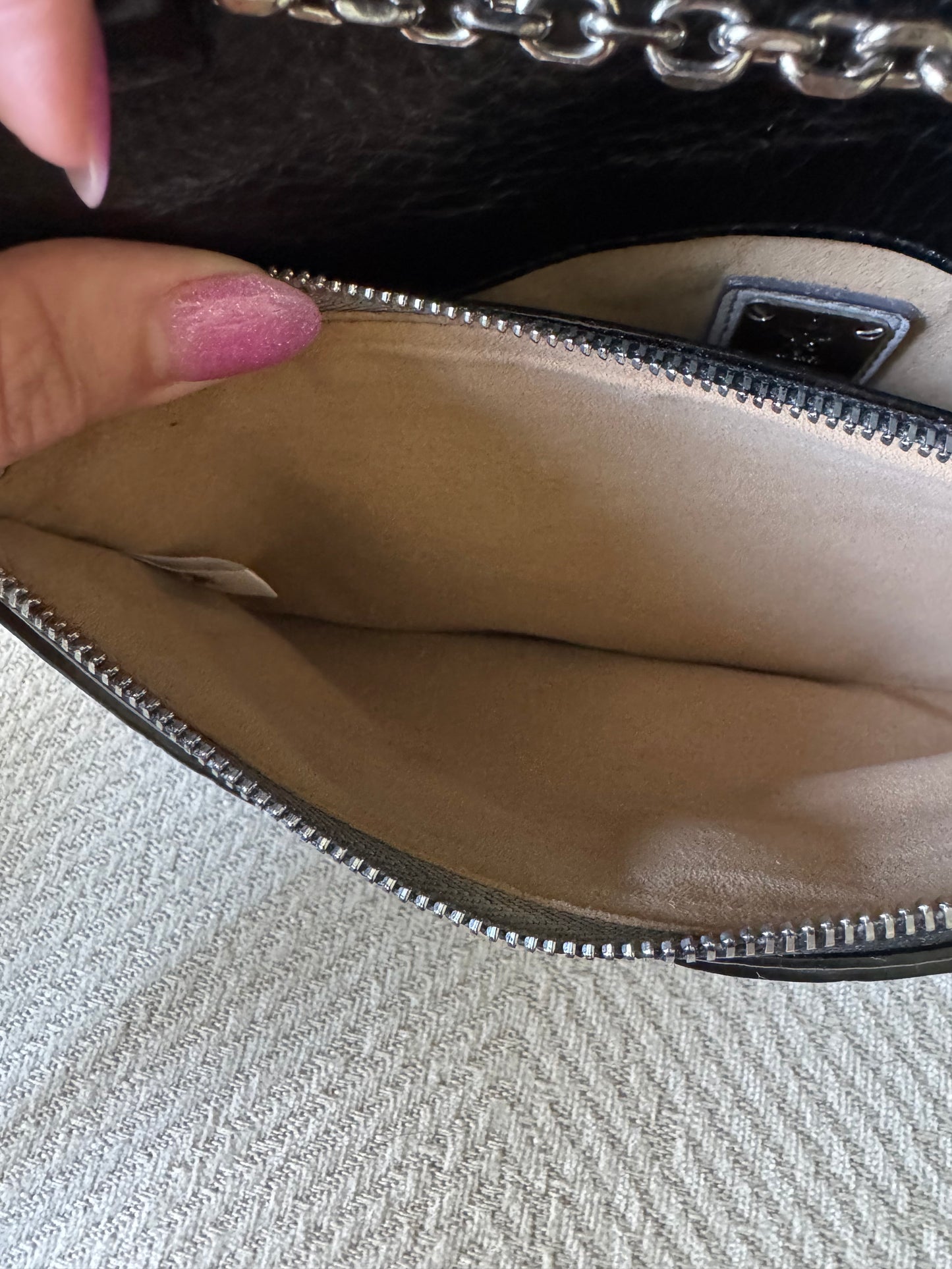MCM Black Leather Crossbody